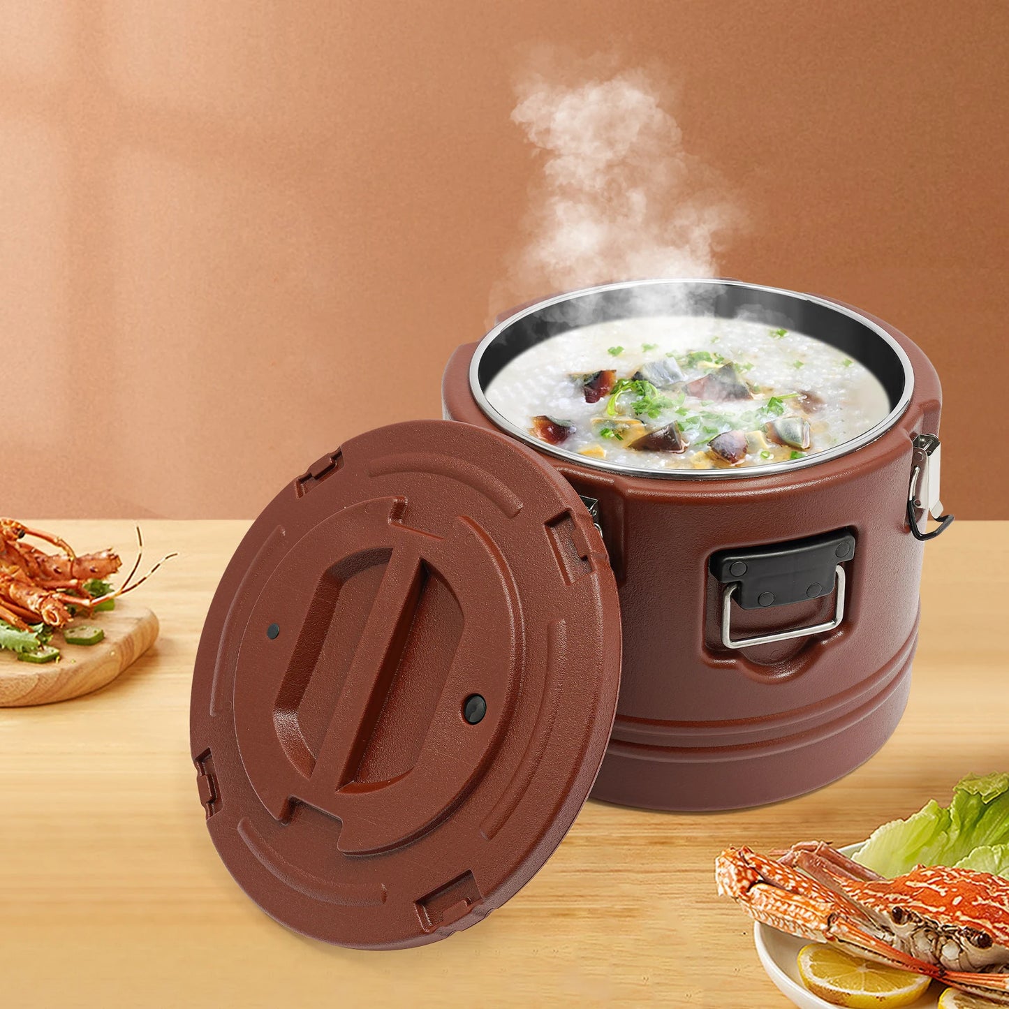 30L Food Warmer, Stainless Steel Food Cooler Carrier - Cheerful Home Finds