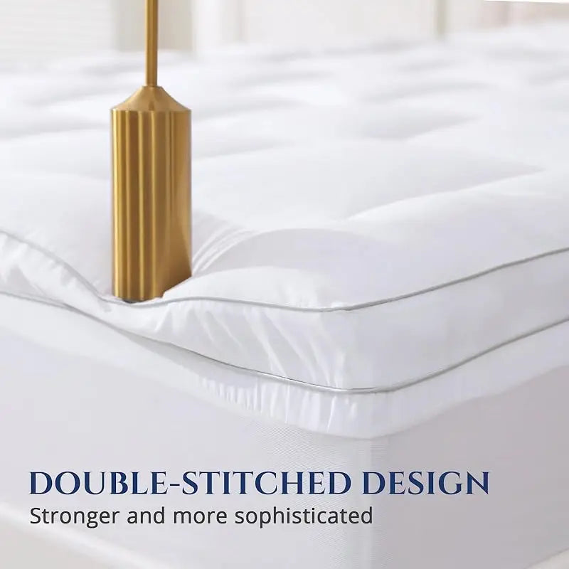 Ultra Thick Queen Bed Cover 900 GSM Mattress Topper Soft - Cheerful Home Finds