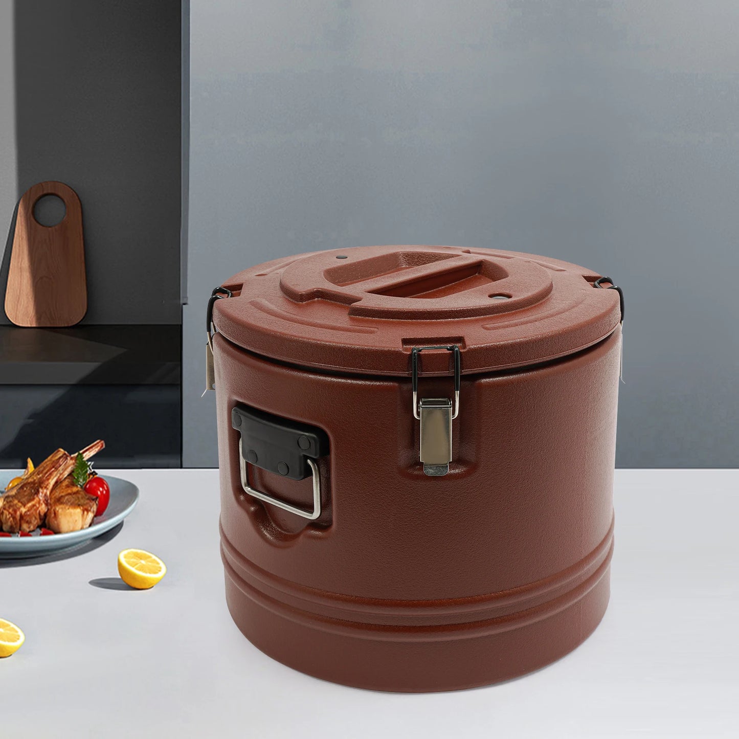 30L Food Warmer, Stainless Steel Food Cooler Carrier - Cheerful Home Finds