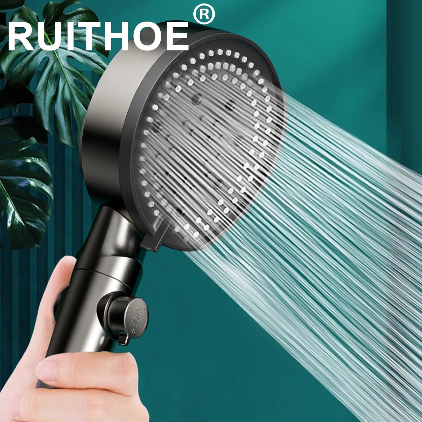10 Modes Handheld High-Pressure Water Saver Showerhead - Cheerful Home Finds