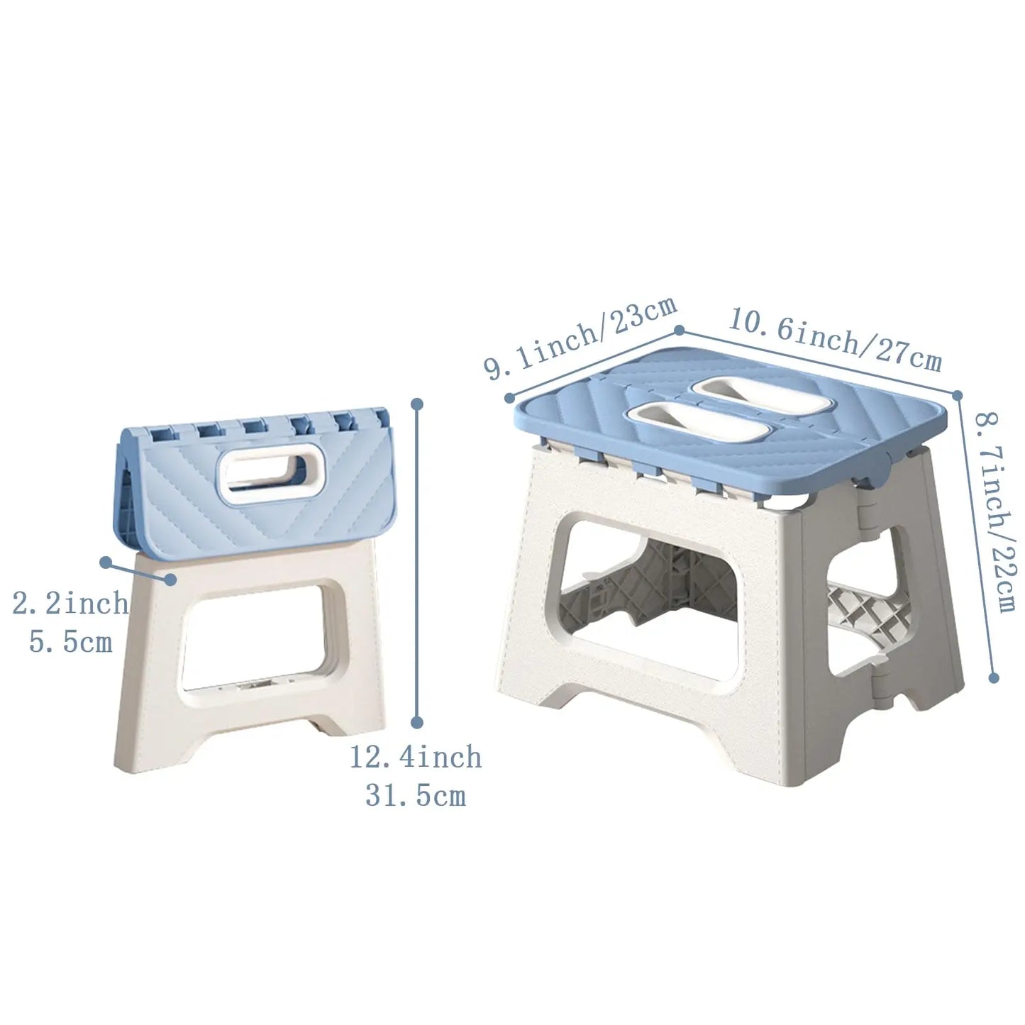 Home Folding Step Stool - Anti-Slip Surface Foot Stool - Cheerful Home Finds