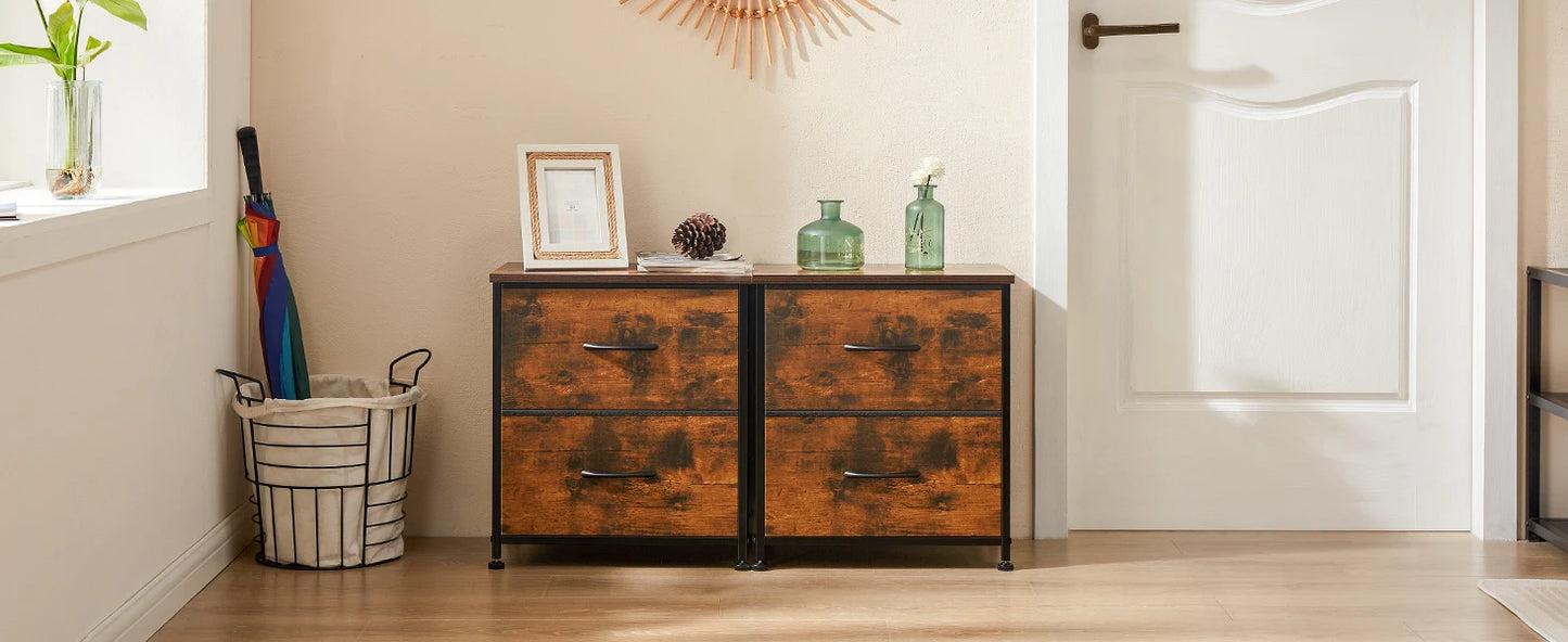 JHK Nightstand Bedside Coffee Sofa Tea Table Storage Chest - Cheerful Home Finds