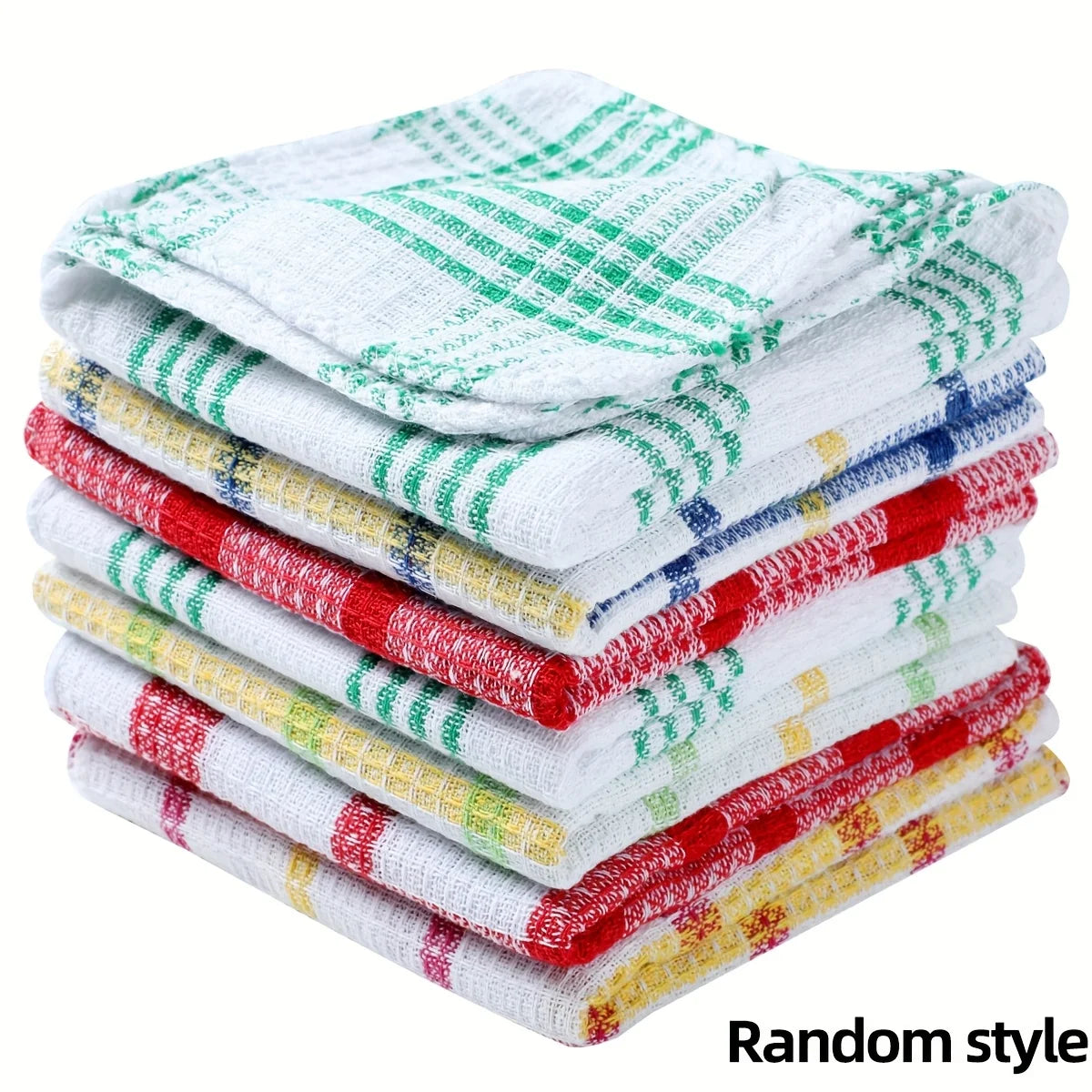 12pcs Kitchen Dish Cloths, Soft Absorbent Towel Set - Cheerful Home Finds