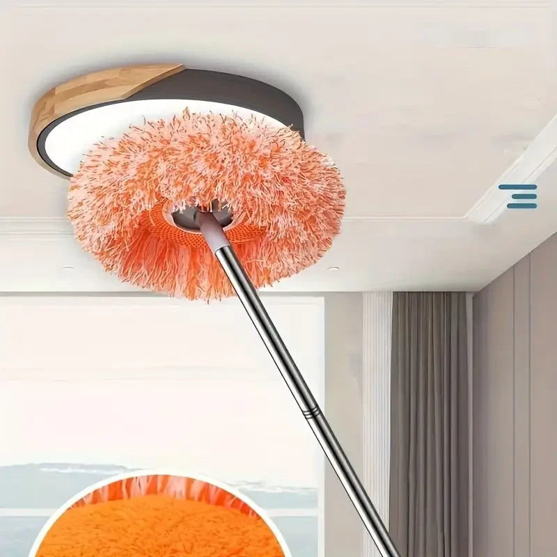 Ceiling Dust Removal Mop, Rotating Mop for All Surfaces - Cheerful Home Finds