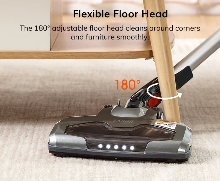 ILIFE H70 Cordless Handheld Vacuum Cleaner Robot 21kPa Suction 1.2L Dust Cup 40 Minutes Runtime LED Illumination Removable Battery