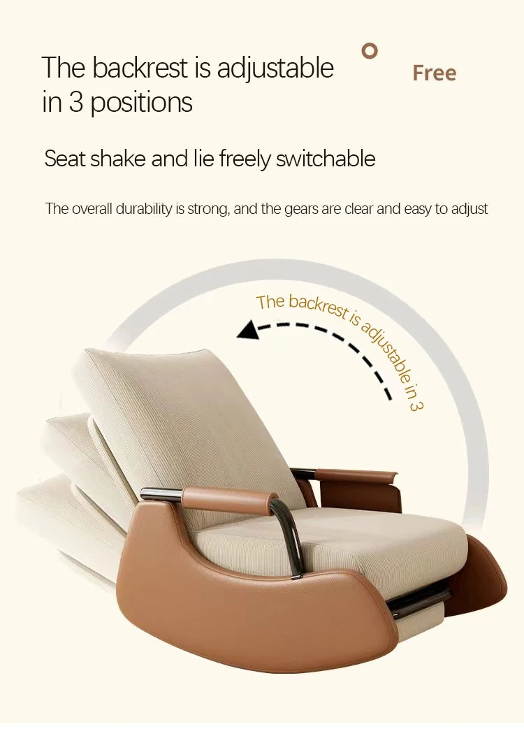 Rocking Chair Balcony Home Technology Cloth Living Room Modern Rocking - Cheerful Home Finds