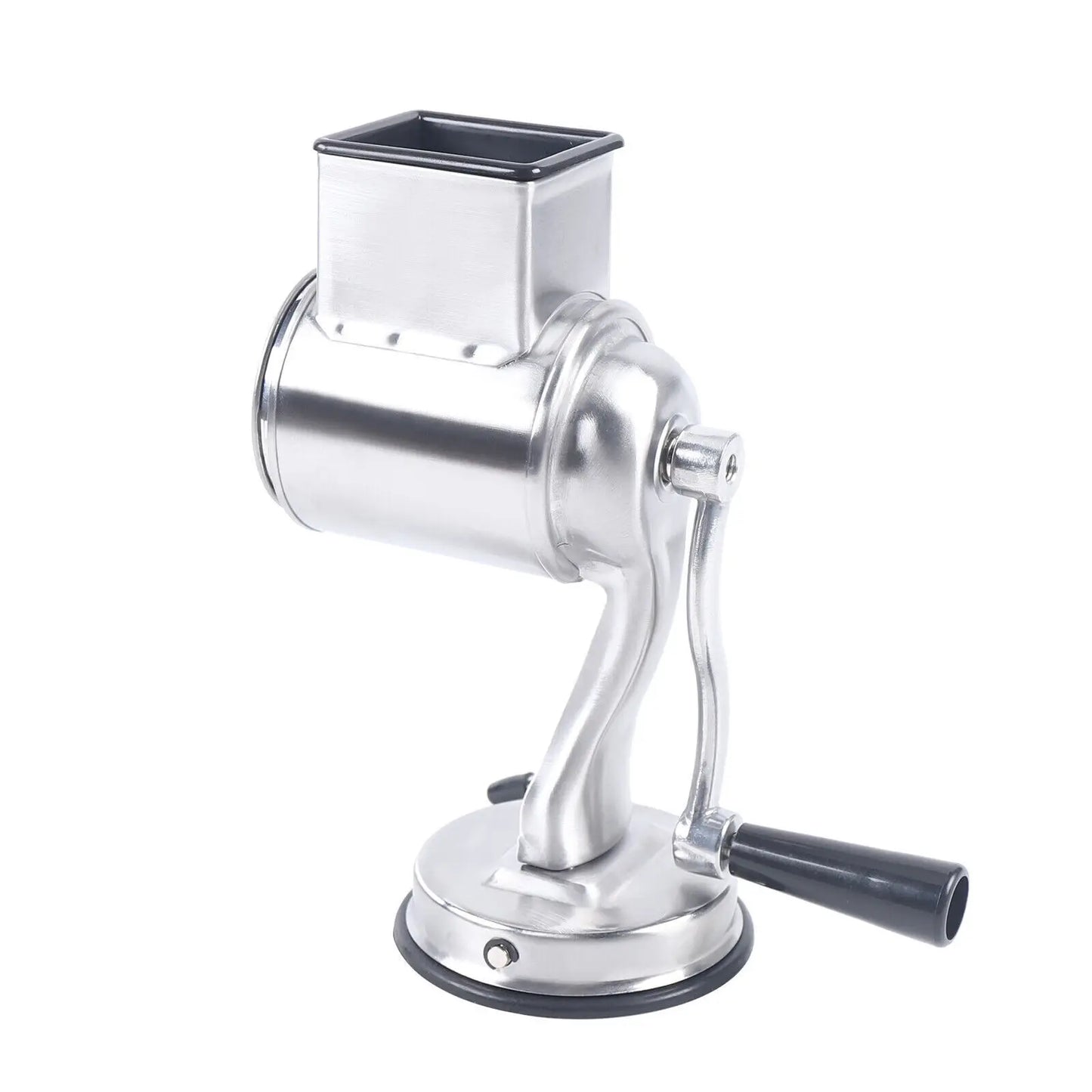 Stainless Steel Rotary Vegetable Cheese Grater Potato Slicer Handheld Grater with 5 Blades Dishwasher Safe - Cheerful Home Finds