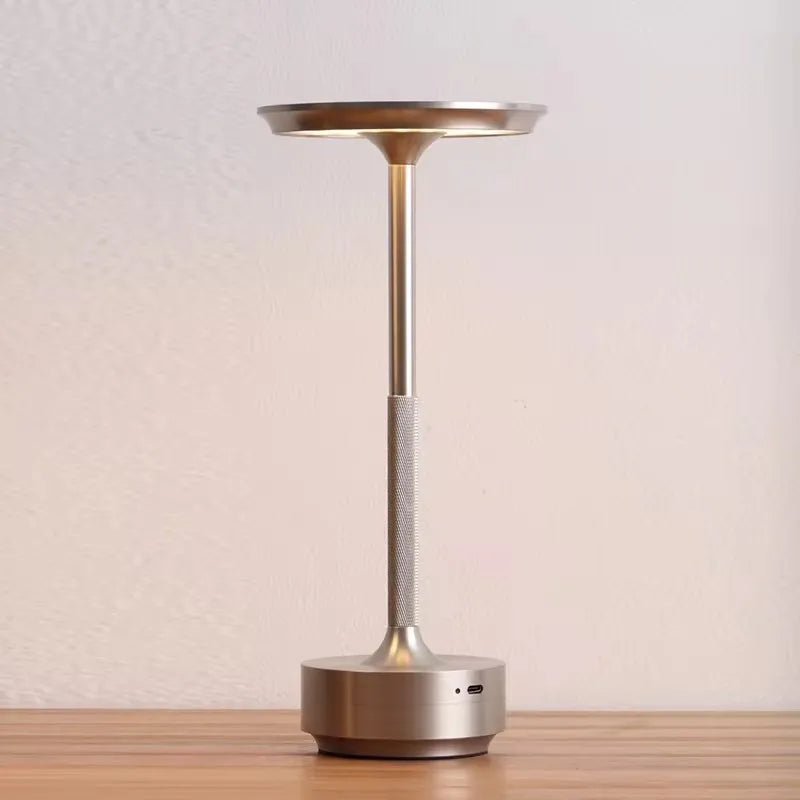 Wierless Simple Charging LED Desk Lamp Retro Portable USB - Cheerful Home Finds