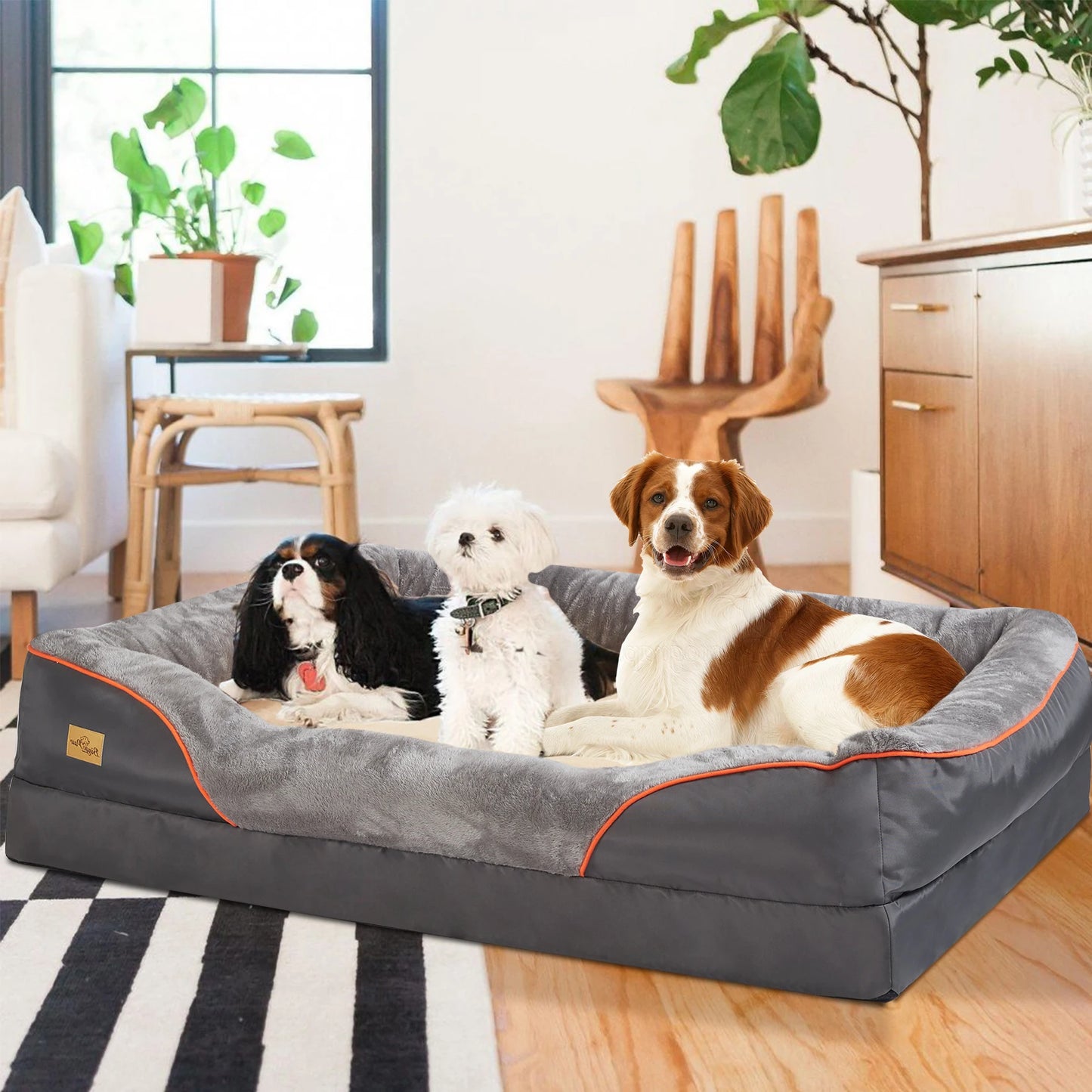 L XL 2XL 3XL Dog Bed Super Soft Orthopedic Foam Pet Bed - Cheerful Home Finds