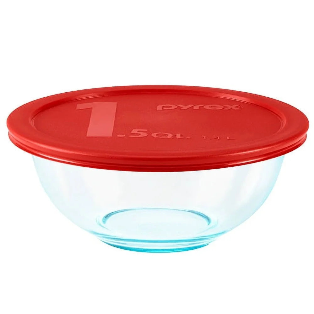 8 Piece Mixing Bowl Set Durable Glass Cookware Microwave Dishwasher Safe Easy Clean Hygienic Reusable Oven Freezer Safe Kitchen