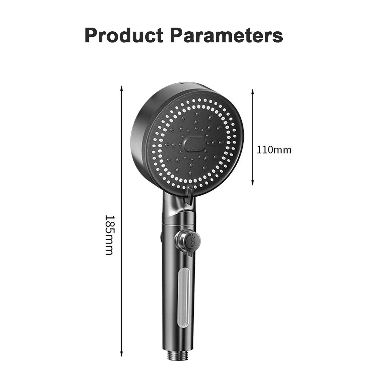 10 Modes Handheld High-Pressure Water Saver Showerhead - Cheerful Home Finds