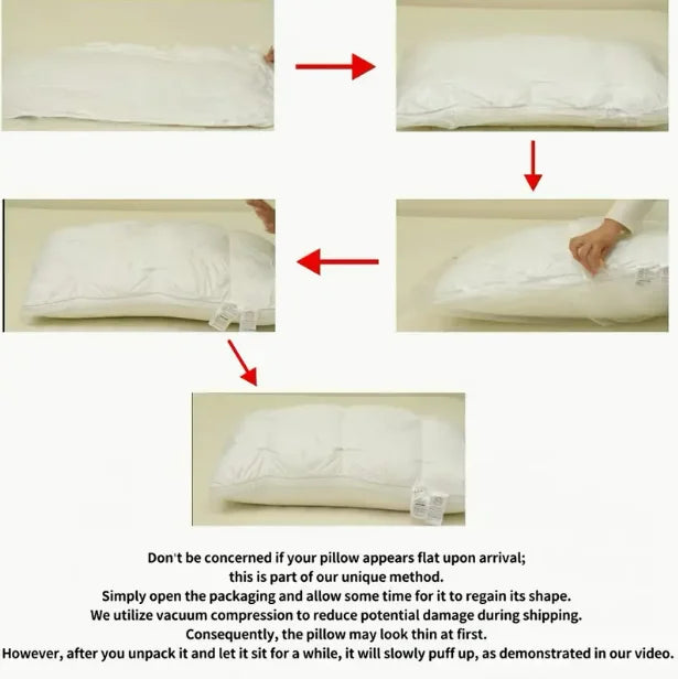 Luxurious 5-Star Hotel Quality Pillow 20x30 Inches Deep Sleep - Cheerful Home Finds