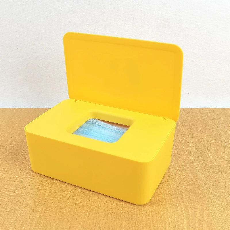 New Plastic Tissue Box Wet Tissue Holder Cover Home Organizer - Cheerful Home Finds