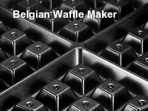 Belgian Waffle Maker Classic Rotating Iron Nonstick Plates - Cheerful Home Finds