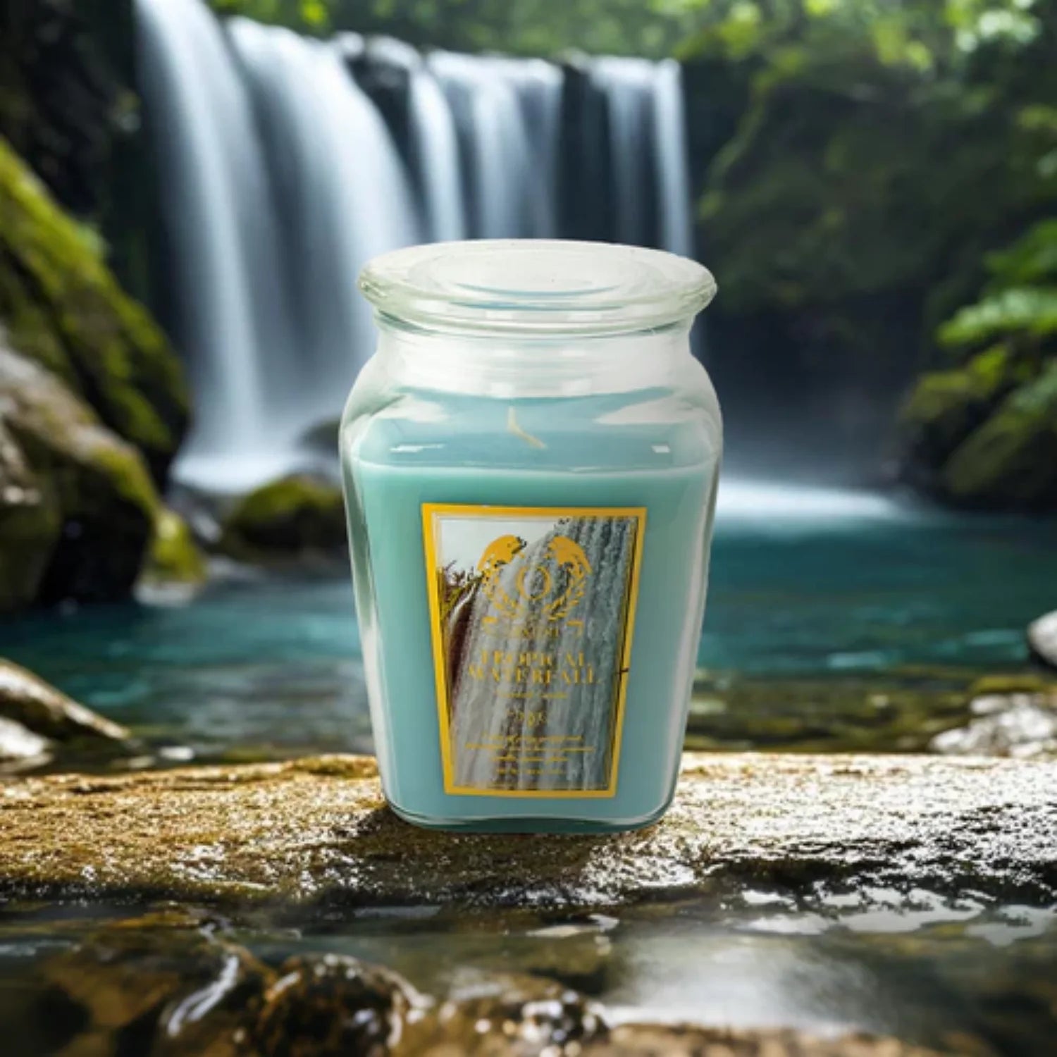 Toccata Aroma Scented Candles in 18oz Diamond Jar Elegance - Cheerful Home Finds