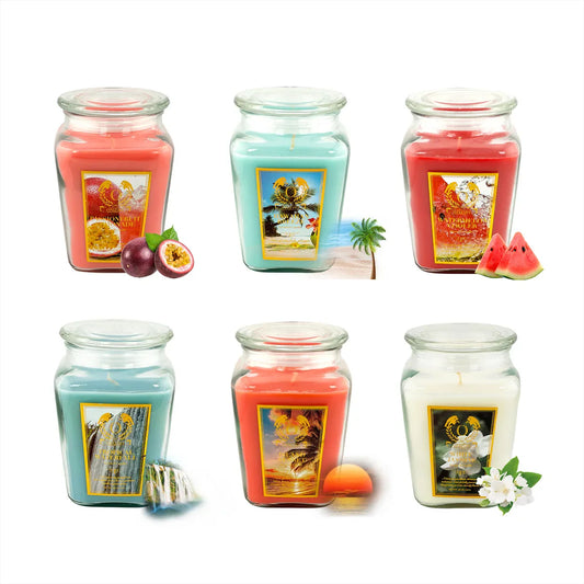 Toccata Aroma Scented Candles in 18oz Diamond Jar Elegance - Cheerful Home Finds