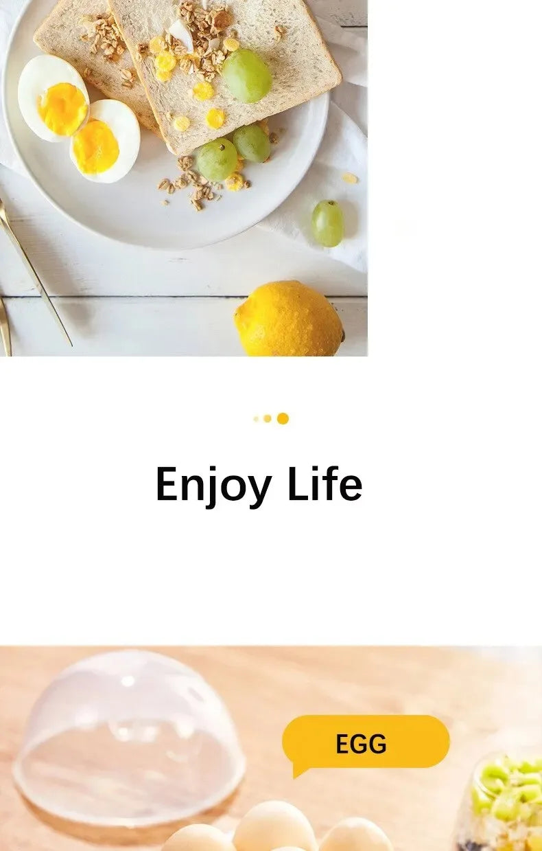Multifunctional Egg Boiler Electric Egg Steamer Cooking Breakfast Machine - Cheerful Home Finds