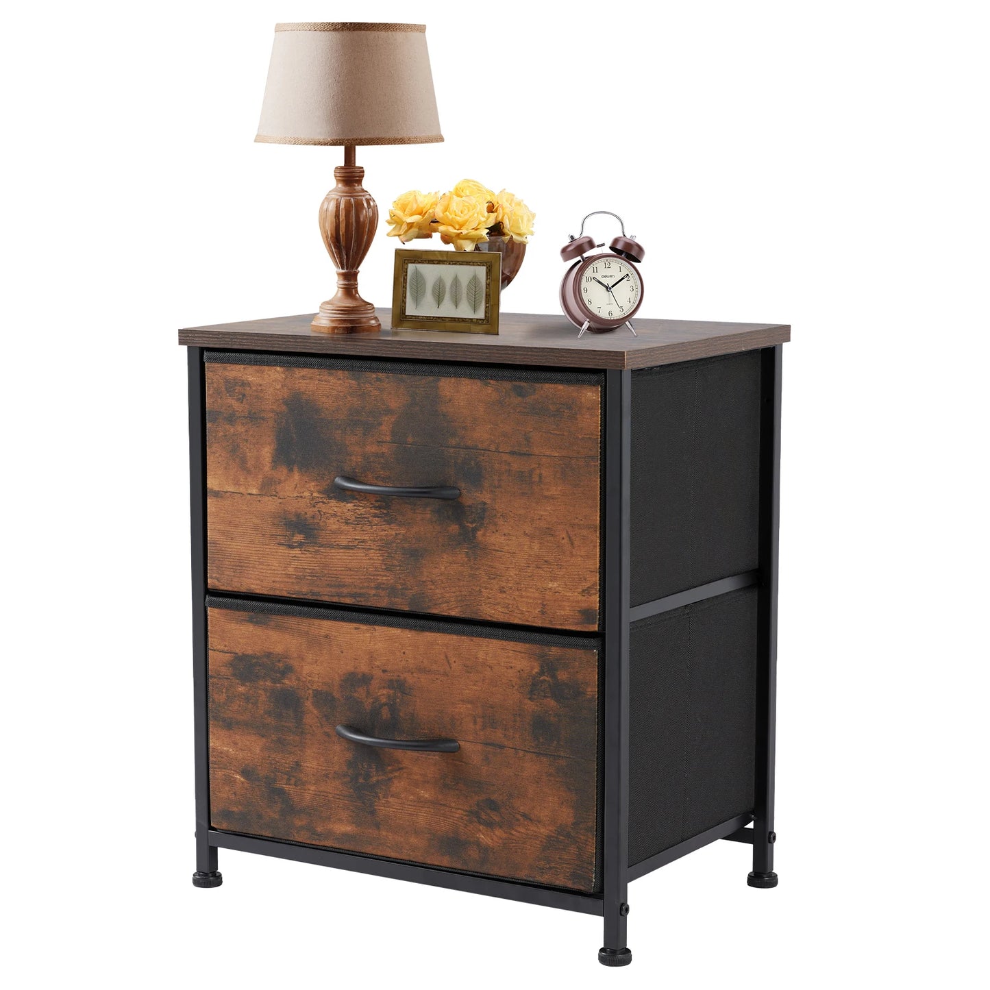 JHK Nightstand Bedside Coffee Sofa Tea Table Storage Chest - Cheerful Home Finds