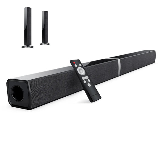 KY2020D 2 in 1 Separable Soundbar for TV 2.0 Channel Home Audio Sound Bars with ARC Optical AUX Connectivity