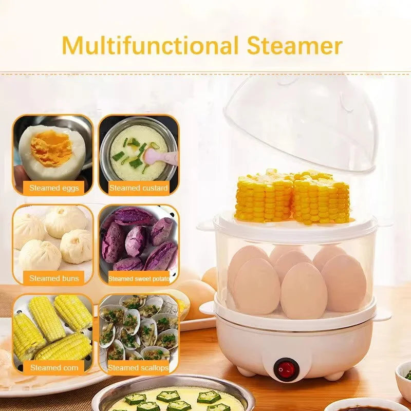 Multifunctional Egg Boiler Electric Egg Steamer Cooking Breakfast Machine - Cheerful Home Finds
