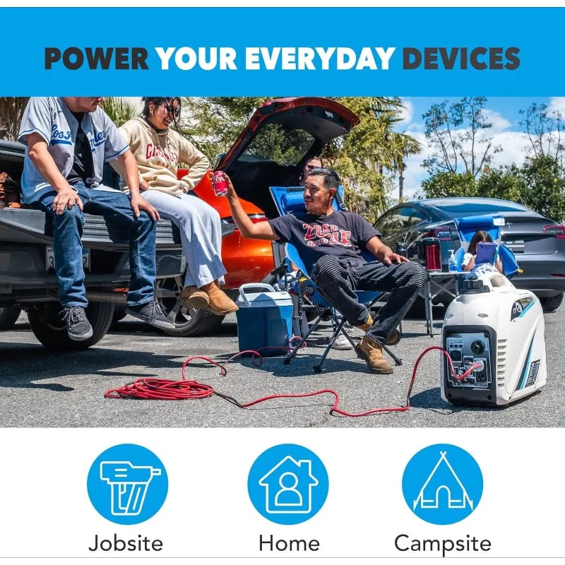 Pulsar PG2300iS 2300W Portable Super Quiet Gas Powered Inverter Generator with USB Outlet and Parallel Capability CARB Compliant - Cheerful Home Finds