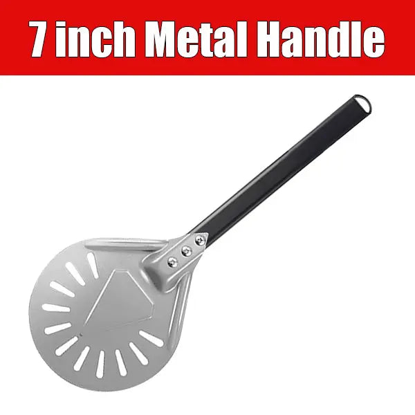 Round 7/9/12 Inch Pizza Turning Peel Turner Long Handle - Cheerful Home Finds