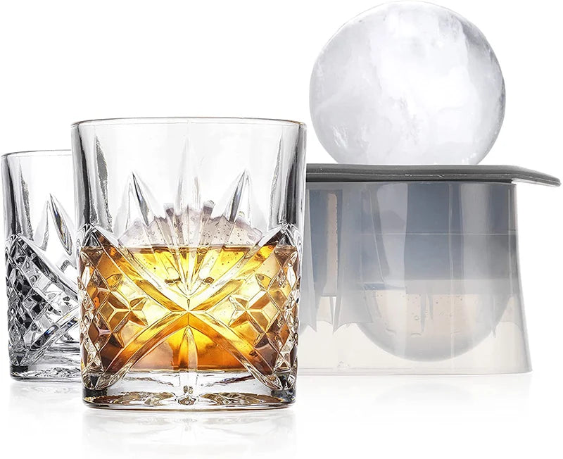 1PCS Whiskey Glass, Old Fashioned Rocks Glasses Tumblers - Cheerful Home Finds