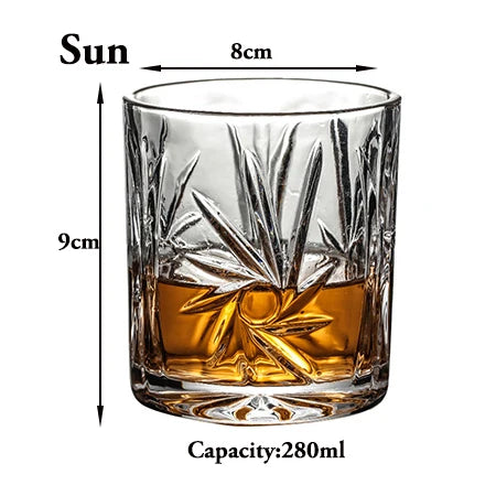 1PCS Whiskey Glass, Old Fashioned Rocks Glasses Tumblers - Cheerful Home Finds
