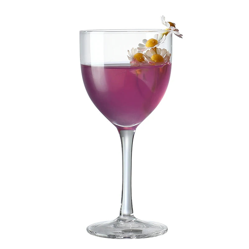 Nick and Nora Coupe Cocktail Glasses - Vintage Handblown Glass - Cheerful Home Finds