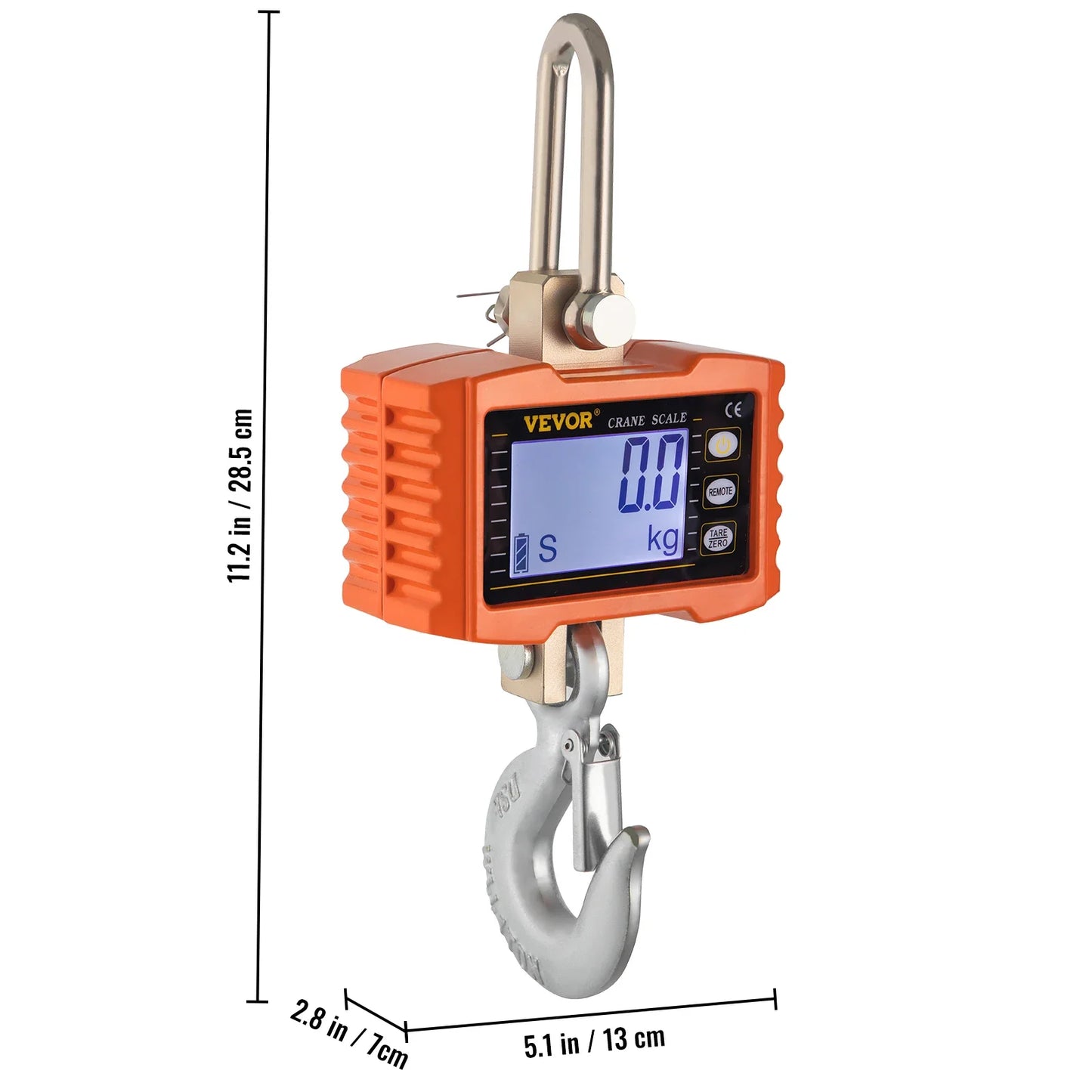 VEVOR 1000KG Aluminum Digital Crane Scale Heavy Duty - Cheerful Home Finds