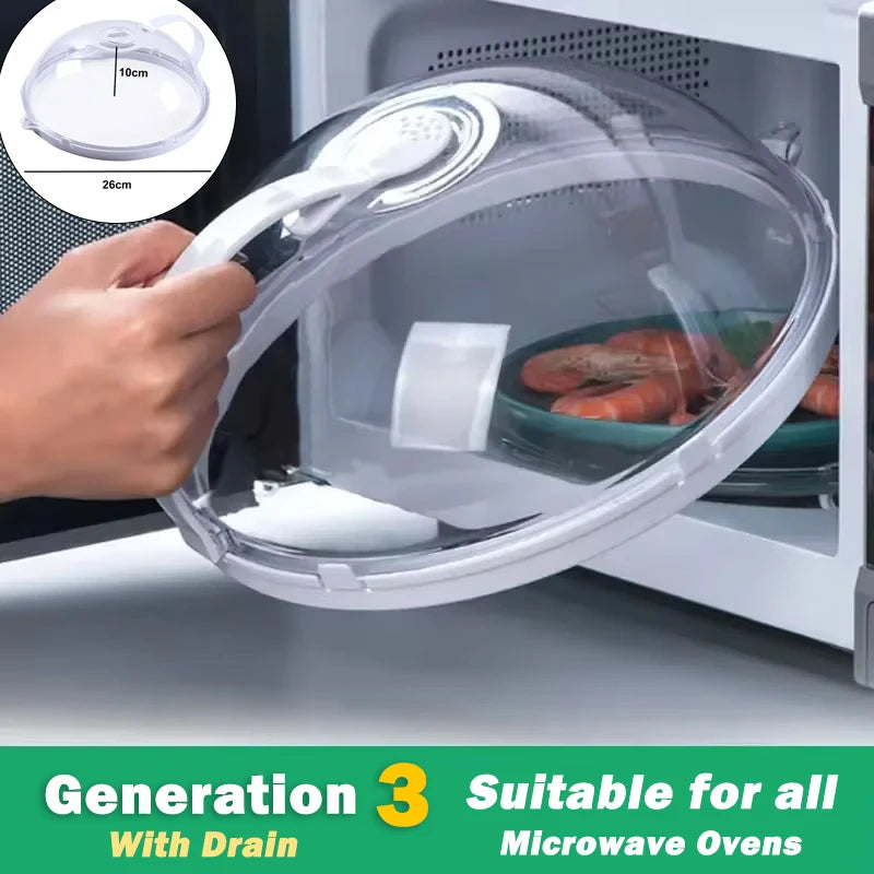 New Microwave Oil-proof Cover High Temperature Resistant - Cheerful Home Finds