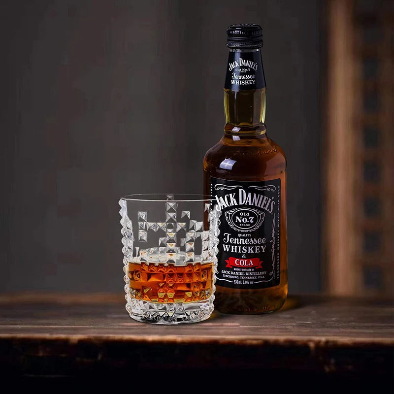 1PCS Whiskey Glass, Old Fashioned Rocks Glasses Tumblers - Cheerful Home Finds