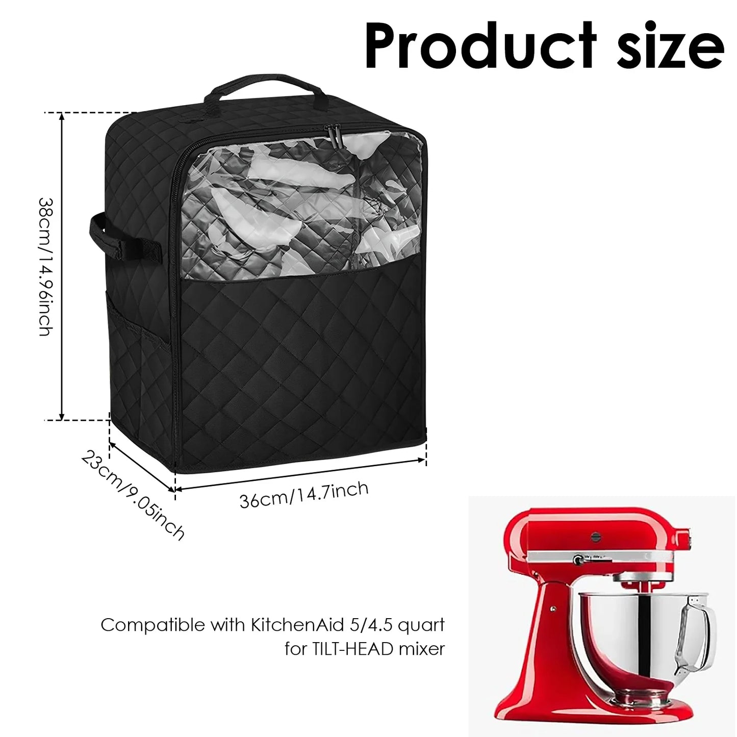 Stand Mixer Dust Cover Kitchen Vertical Mixer Storage Bag - Cheerful Home Finds