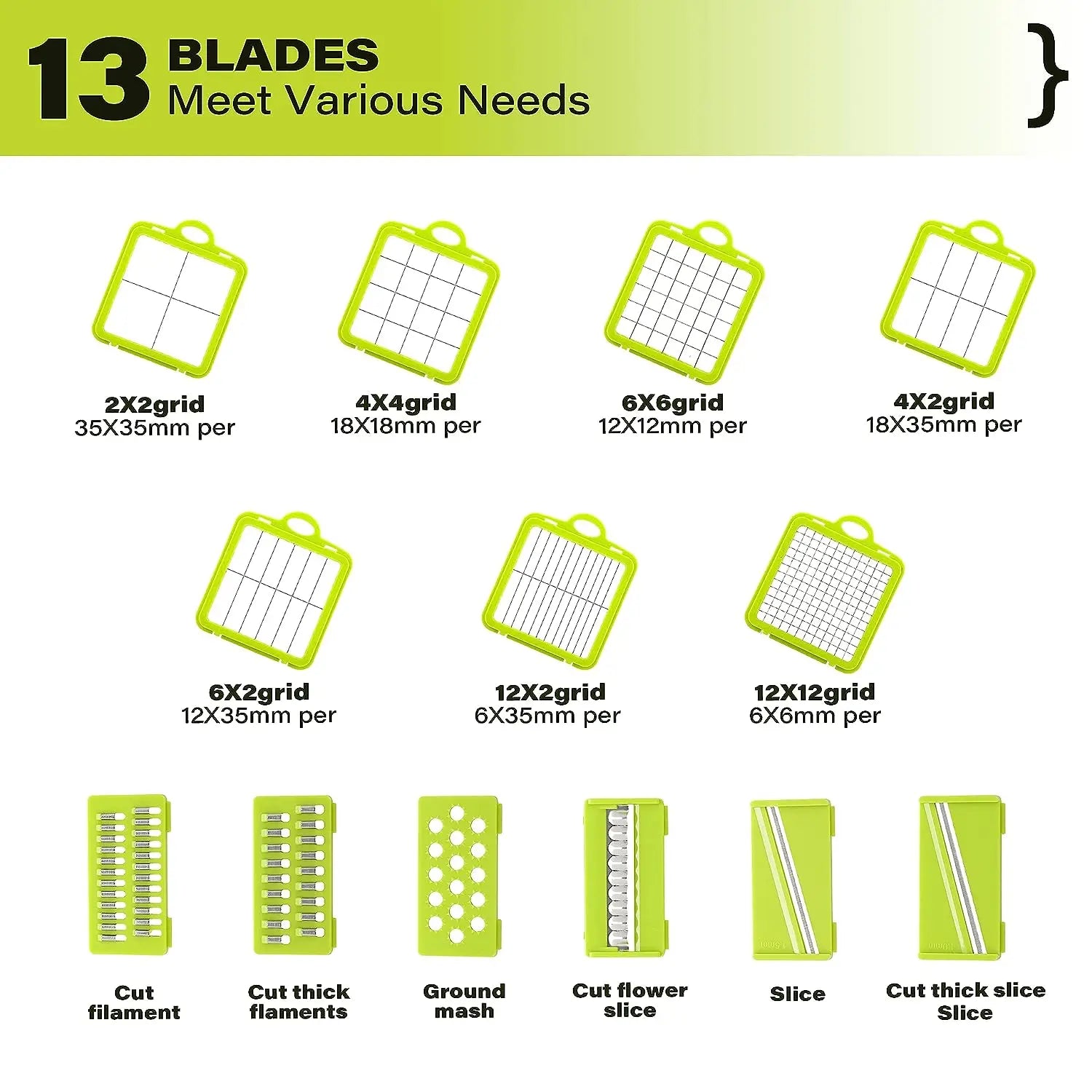 Vegetable Chopper Onion Grater Carrot Potato Shredder Kitchen Tool - Cheerful Home Finds