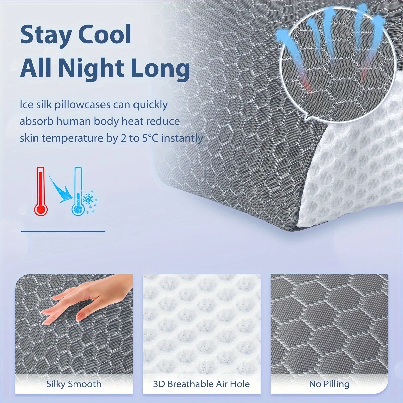Cervical Memory Foam Pillow Pillows For Neck Shoulder Pain - Cheerful Home Finds