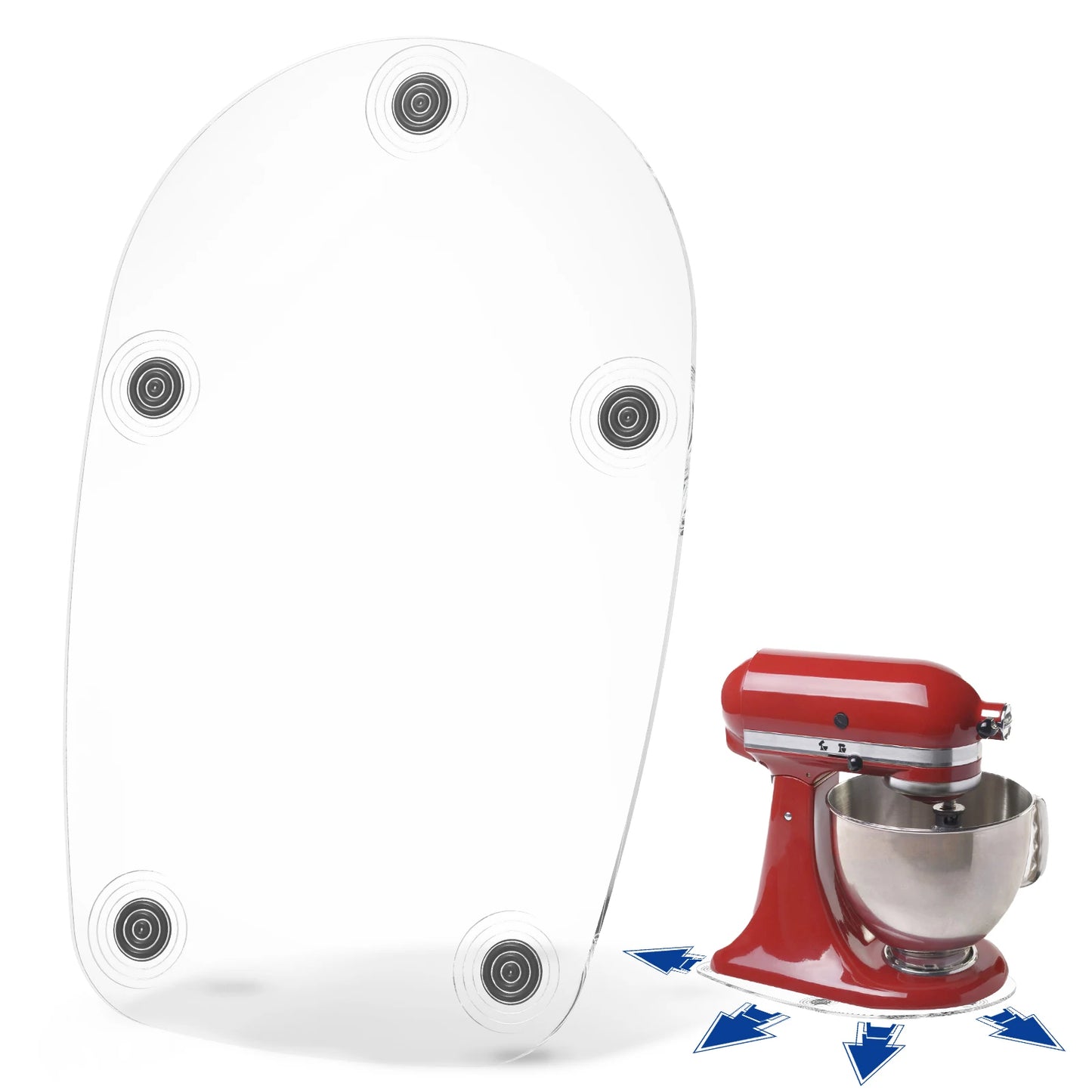 Mixer Slider Mat Compatible For 4.5 QT Tilt Head Mixer - Cheerful Home Finds
