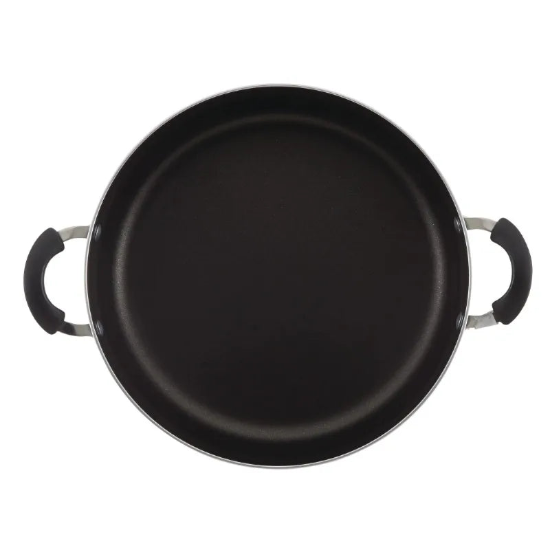Nonstick Family Pan Jumbo Cooker with Lid 14 Inch Aluminum - Cheerful Home Finds