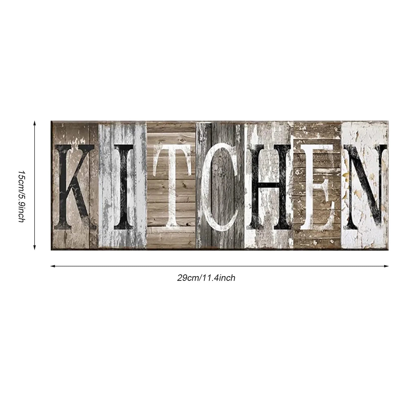 Kitchen Decor Wood Kitchen Sign Wall Decor Rustic Art - Cheerful Home Finds