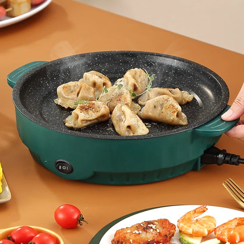 Electric MultiCooker Electric Frying Pan 220V Non-stick Cooking Machine - Cheerful Home Finds