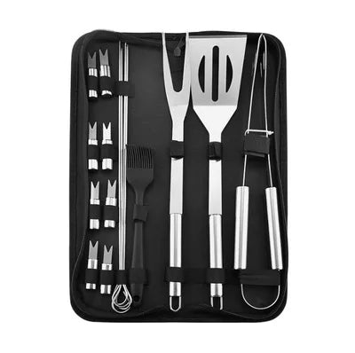 Stainless Steel Oven Set Barbecue Combination Tool Outdoor BBQ - Cheerful Home Finds