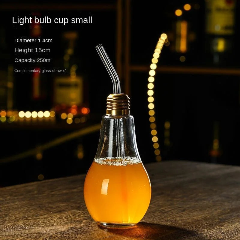 Creative Cocktail Glass High End Influencer Bar Wine Glasses Ins Straw Crystal High Appearance Level Glass