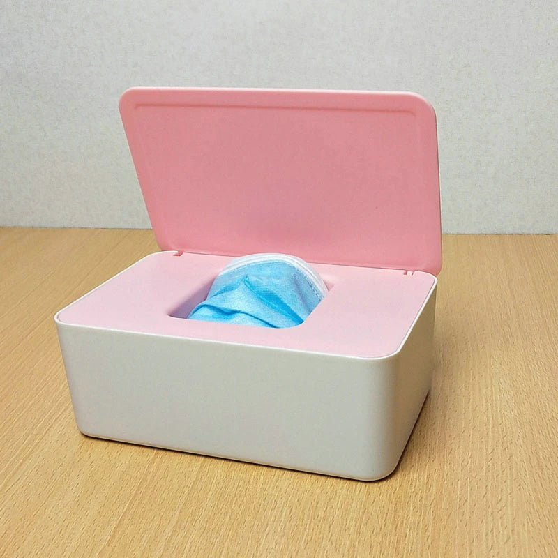 New Plastic Tissue Box Wet Tissue Holder Cover Home Organizer - Cheerful Home Finds