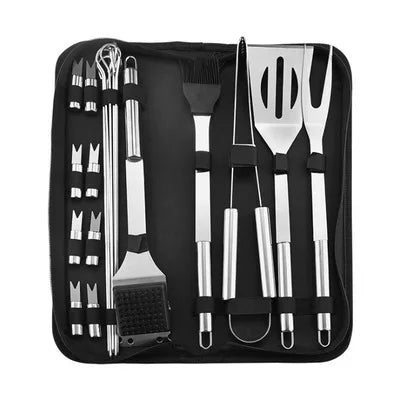 Stainless Steel Oven Set Barbecue Combination Tool Outdoor BBQ - Cheerful Home Finds