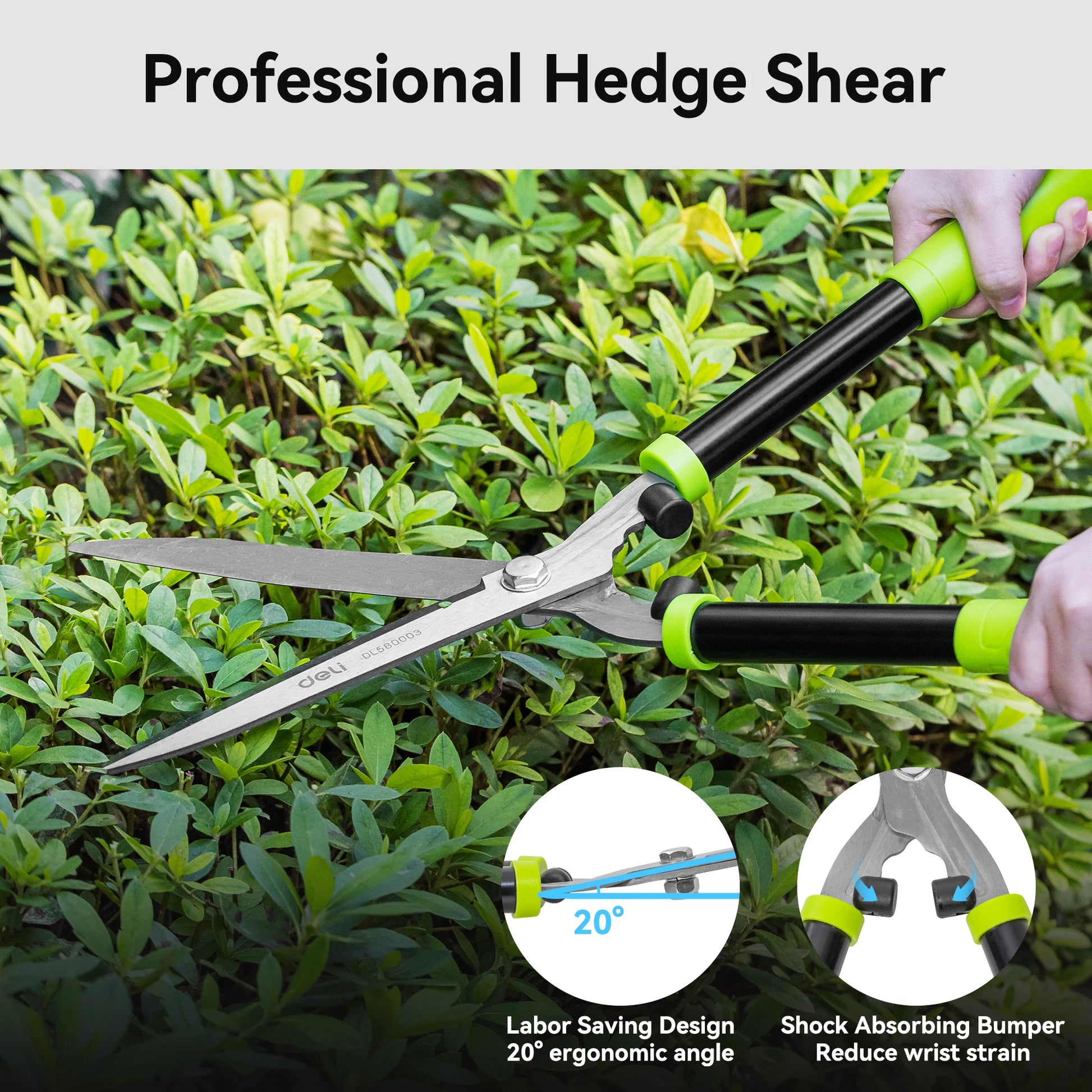 Deli 3-Piece Loppers, Hedge Clippers & Pruners Set - Cheerful Home Finds