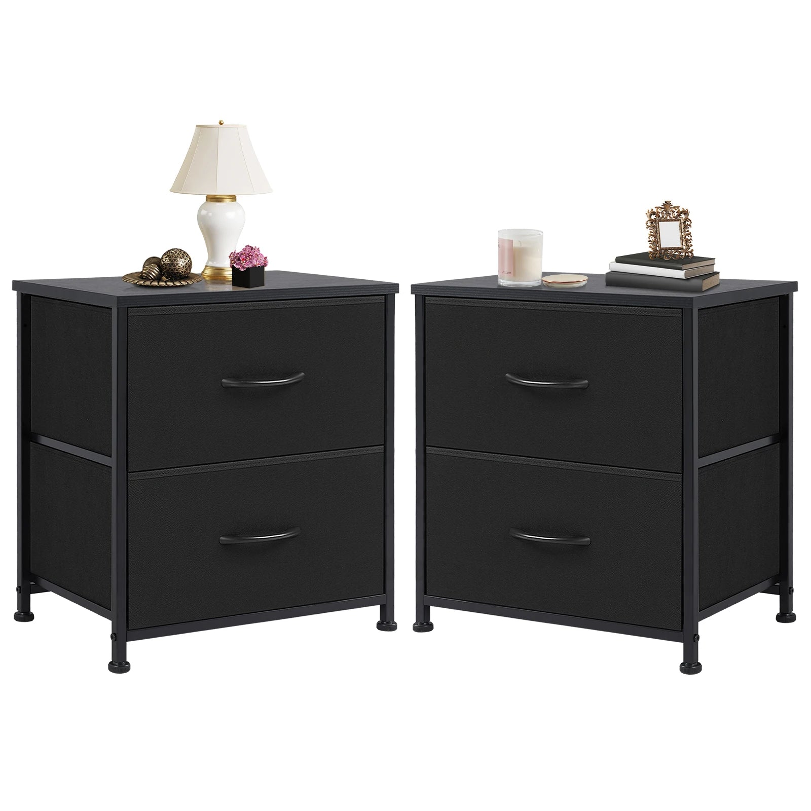 JHK Nightstand Bedside Coffee Sofa Tea Table Storage Chest - Cheerful Home Finds