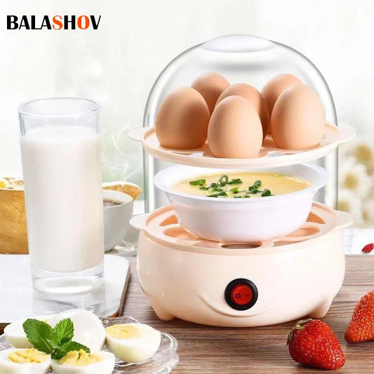 Multifunctional Egg Boiler Electric Egg Steamer Cooking Breakfast Machine - Cheerful Home Finds