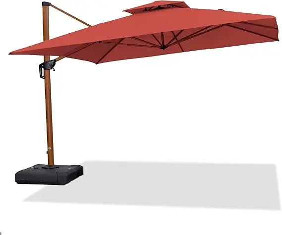 11' X 11' Patio Umbrella Cantilever Outdoor Umbrellas Square - Cheerful Home Finds