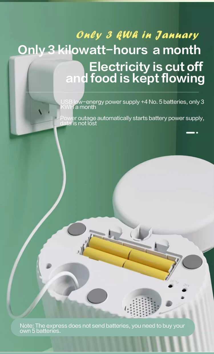 PAPIFEED Cat Automatic Feeder Dog Fixed Feeding Machine - Cheerful Home Finds