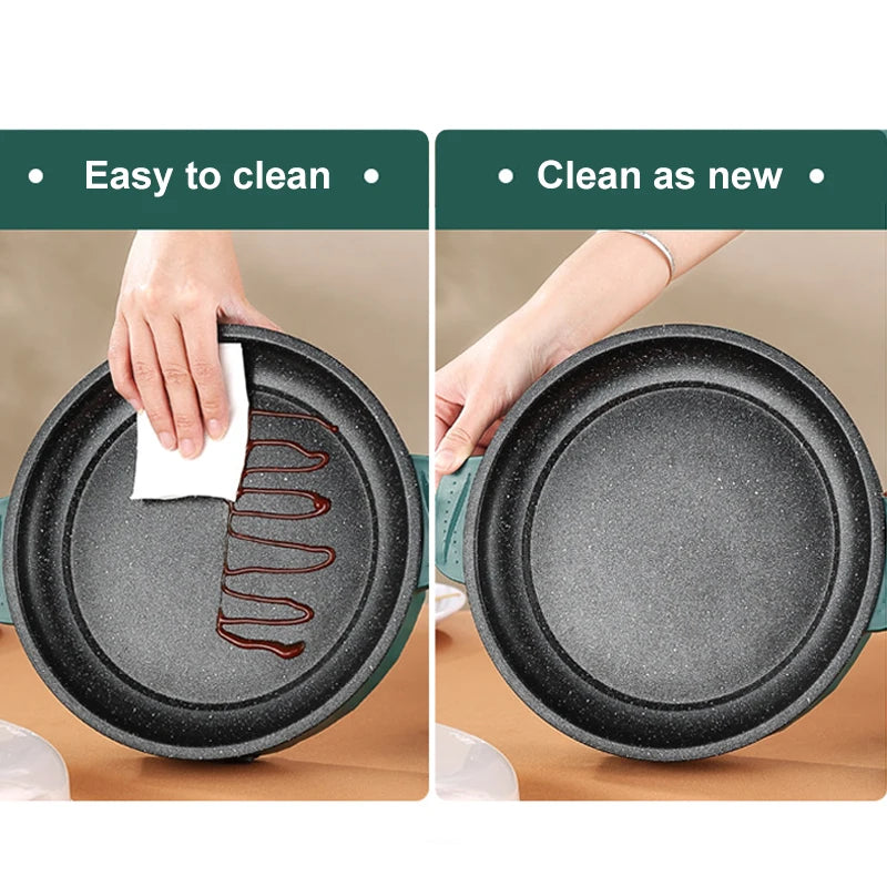 Electric MultiCooker Electric Frying Pan 220V Non-stick Cooking Machine - Cheerful Home Finds