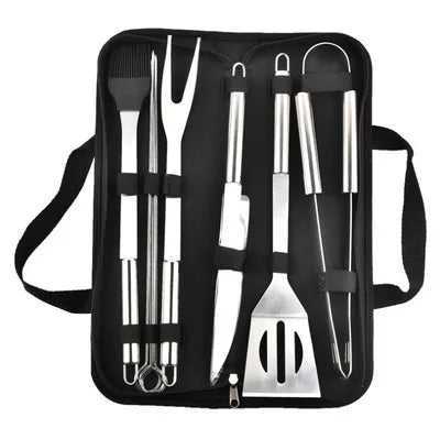 Stainless Steel Oven Set Barbecue Combination Tool Outdoor BBQ - Cheerful Home Finds